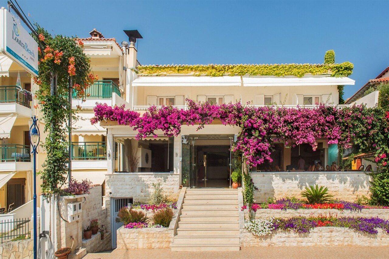 Xenios Loutra Village Beach Hotel 아기아 파라스케비 외부 사진
